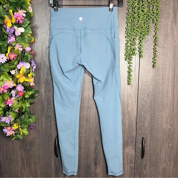 .!🌼3/$30🌼Espidoo Slate Blue Pocket Leggings Size Small - Picture 9 of 16
